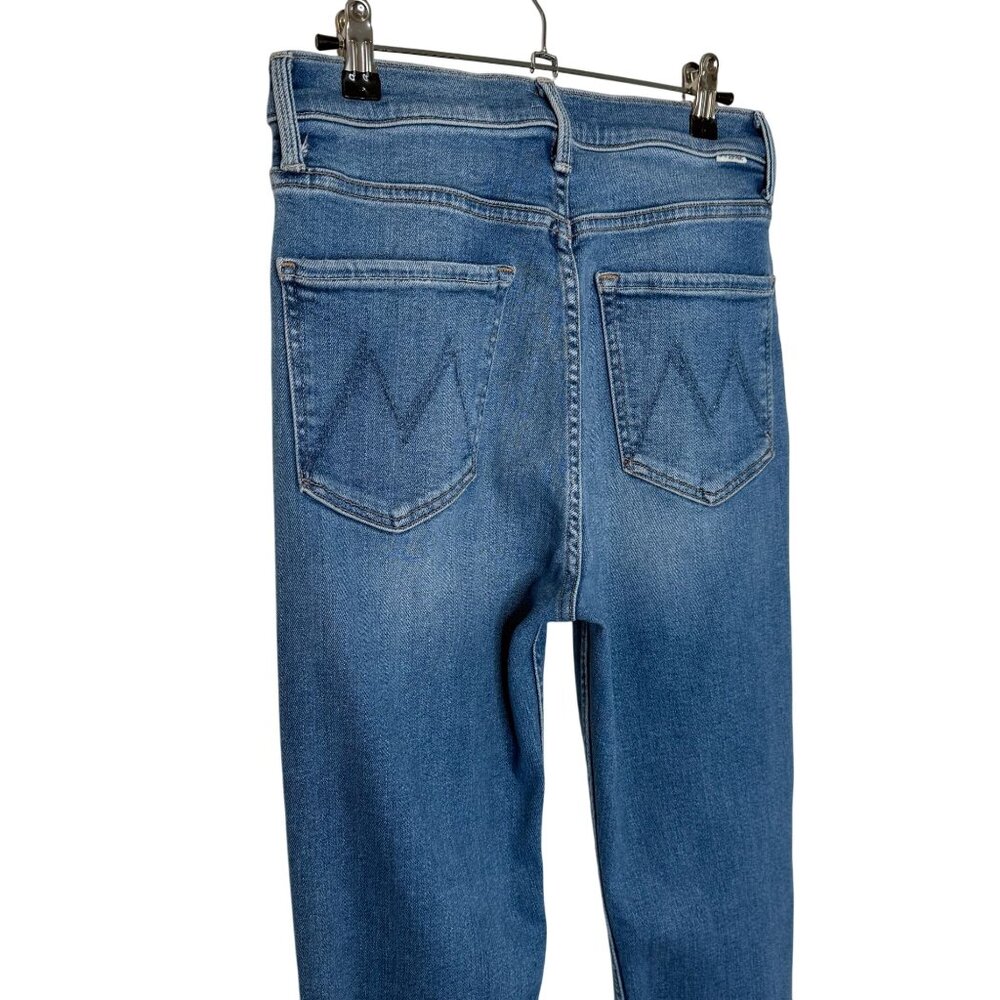 Mother High Waisted Rider Ankle Fray, 28 - Picture 4 of 12